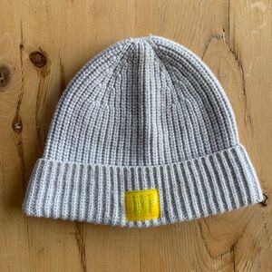 Gray Knit Beanie lacoste
